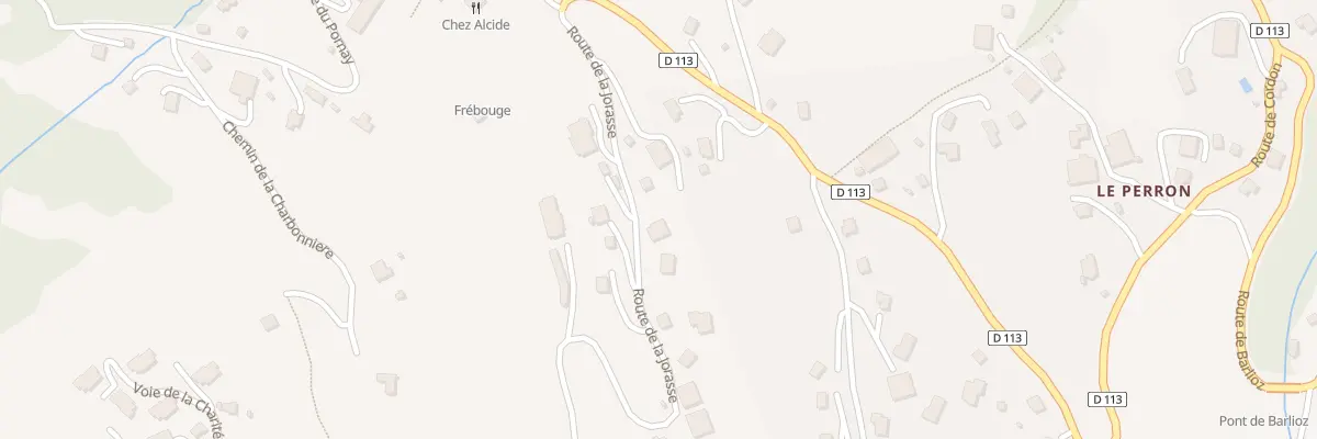 Plan du 147 Rte de la Jorasse à Cordon