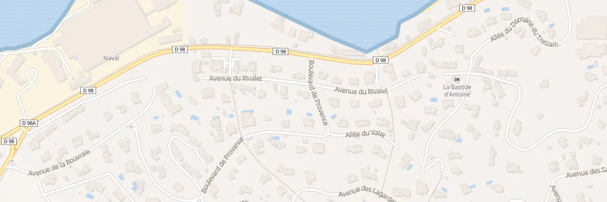 Plan du 4 Bd de Provence à Gassin