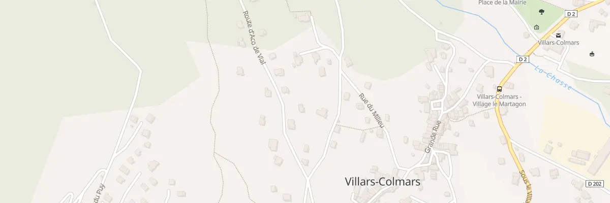 Plan du 7134 Feraude à Villars-Colmars