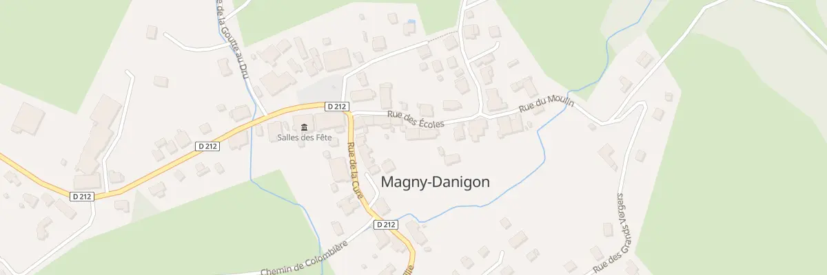 Plan du 8 Rue des Ecoles à Magny-Danigon