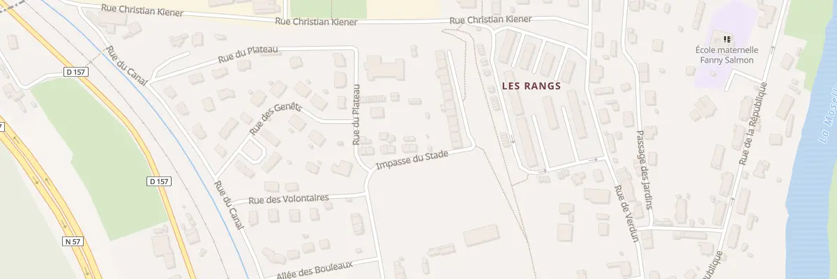 Plan du 11 Imp du Stade à Éloyes