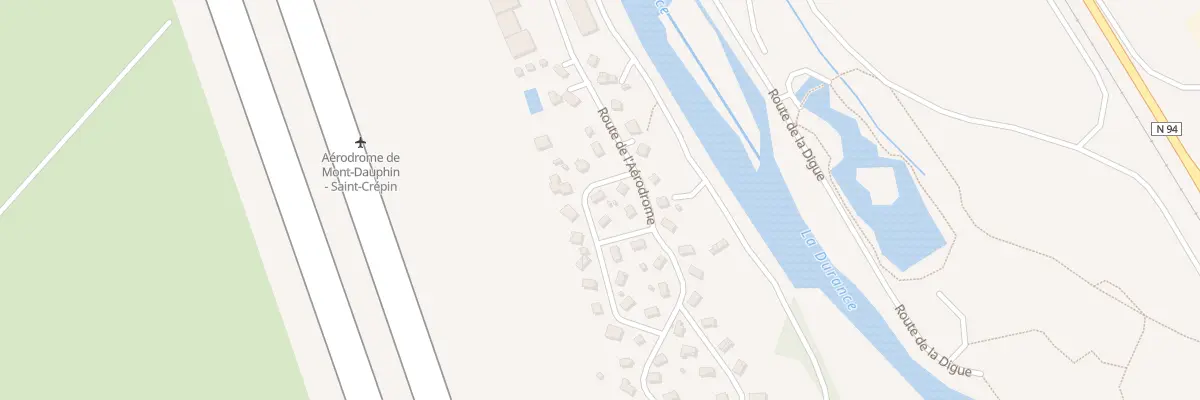 Plan du 922 Rte de l’Aérodrome à Saint-Crépin