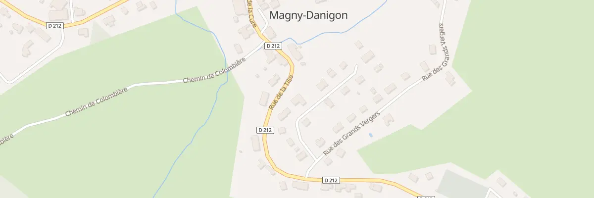 Plan du 7 Rue du Puits Arthur à Magny-Danigon