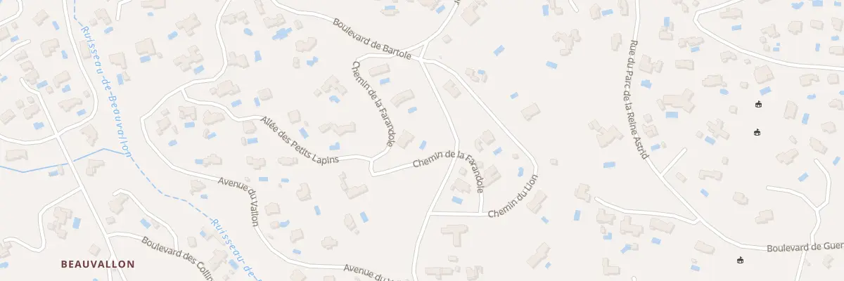 Plan du 2 Che de la Farandole à Grimaud