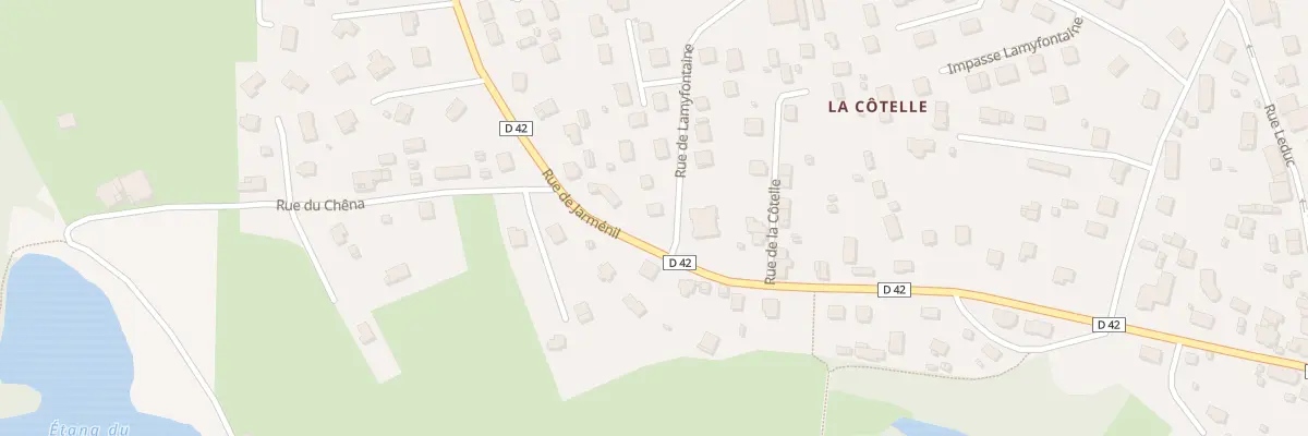 Plan du 1 Rue de Lamyfontaine à Éloyes