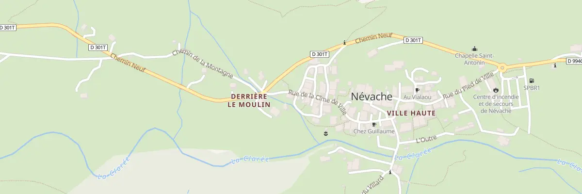 Plan du 5211 Ville Haute à Névache