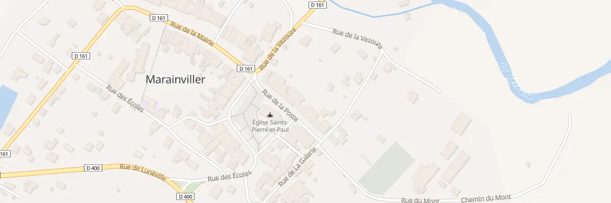 Plan du 6 Rue de la Poste à Marainviller