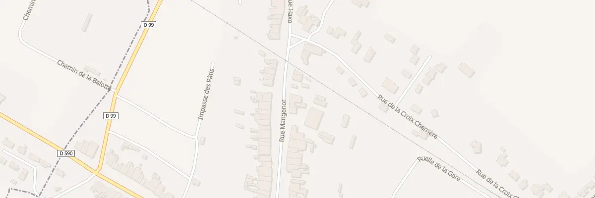 Plan du 34 Rue Mangenot à Saint-Clément