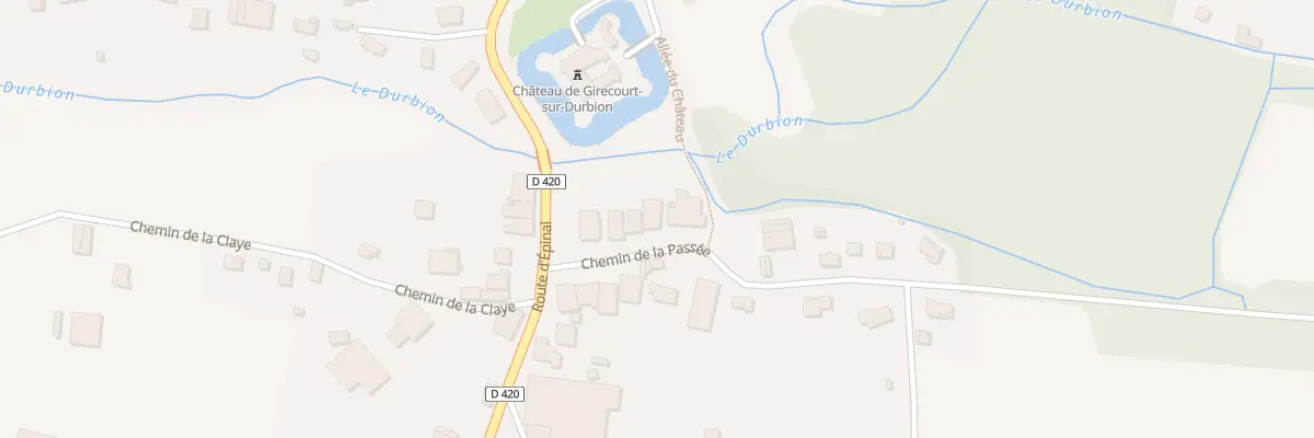 Plan du 7 Che de la Passée à Girecourt-sur-Durbion