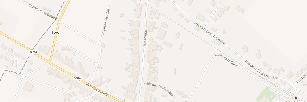 Plan du 28 Rue Mangenot à Saint-Clément