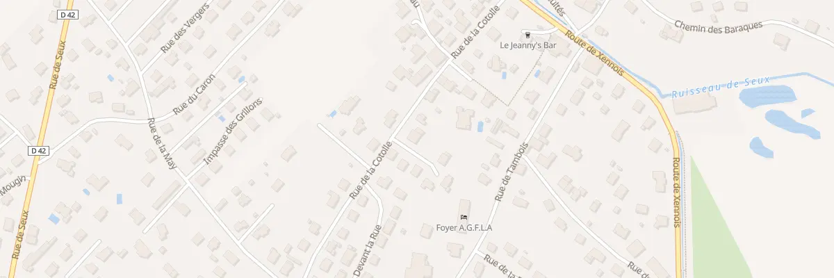 Plan du 50 Rue de la Cotolle à Saint-Étienne-lès-Remiremont