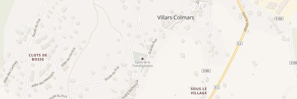 Plan du 7019 Le Village à Villars-Colmars