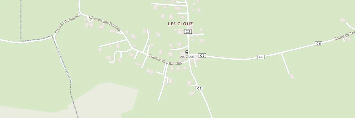 Plan du 596 Rte des Clouz à Vinzier
