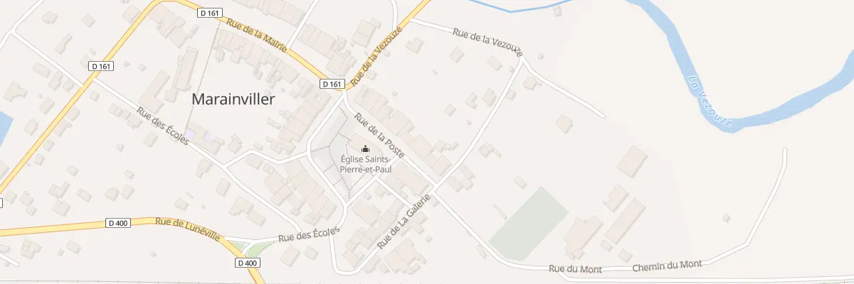 Plan du 7 Rue de la Poste à Marainviller