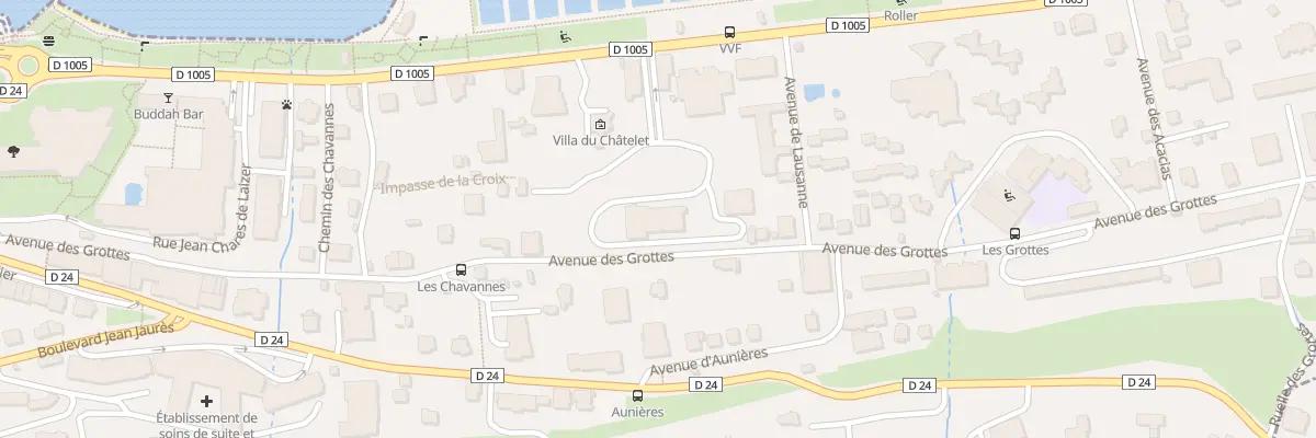 Plan du 20B Av Des Grottes à Évian-les-Bains