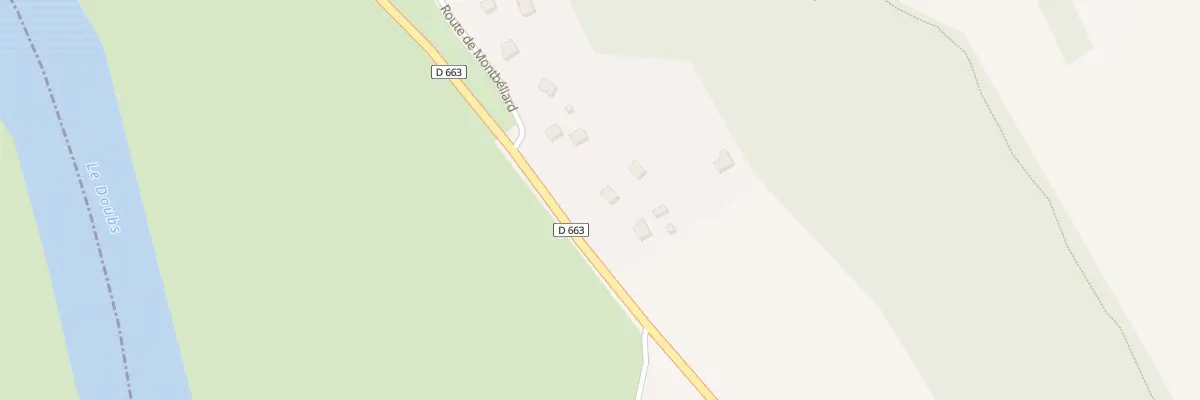 Plan du 6 Rte de Montbéliard à Médière