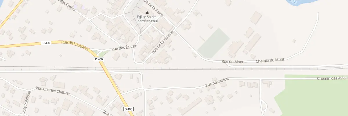 Plan du 3 Rue de la Galerie à Marainviller