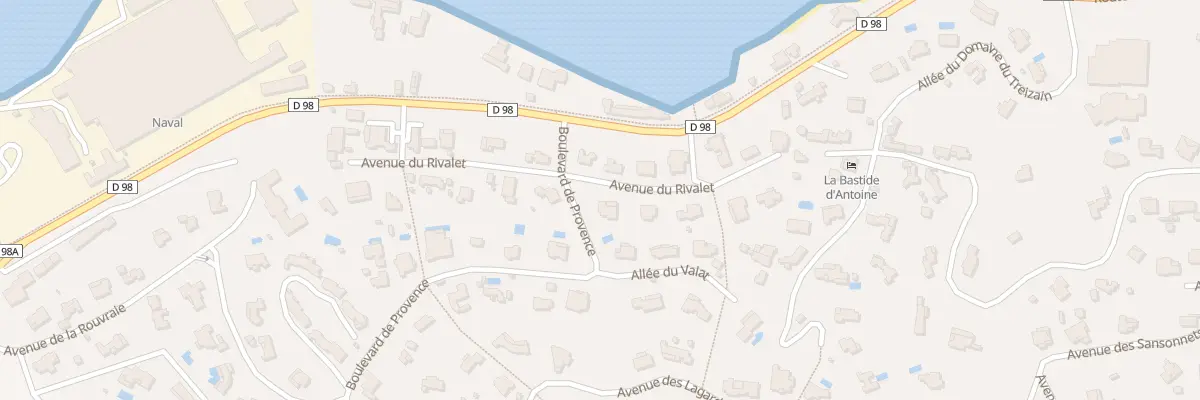 Plan du 3 Bd de Provence à Gassin