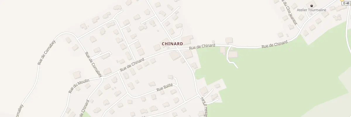 Plan du 21 Rue de Chinard à Montlebon
