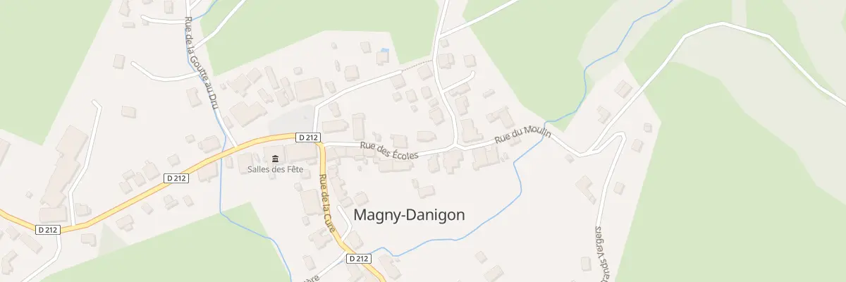 Plan du 7 Rue des Ecoles à Magny-Danigon