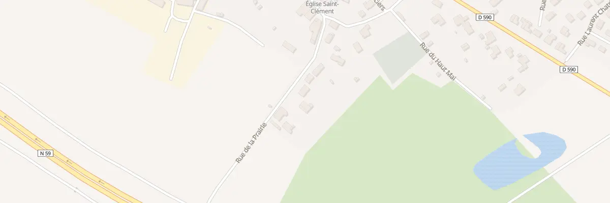Plan du 11 Rue De La Prairie à Saint-Clément