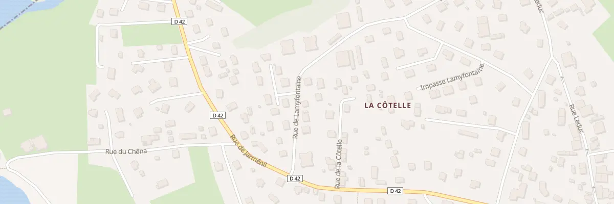 Plan du 8 Rue de Lamyfontaine à Éloyes