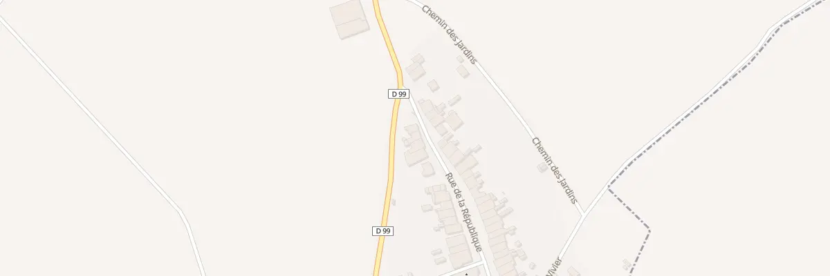 Plan du 61 Rue de la Republique à Laronxe
