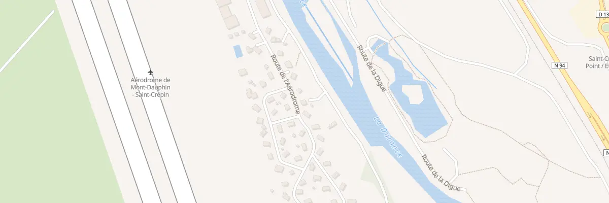 Plan du 429 Rte de l’Aérodrome à Saint-Crépin