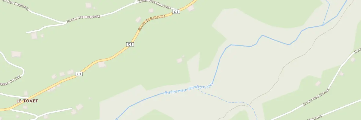 Plan du 890 Rte de Belleville à Hauteluce