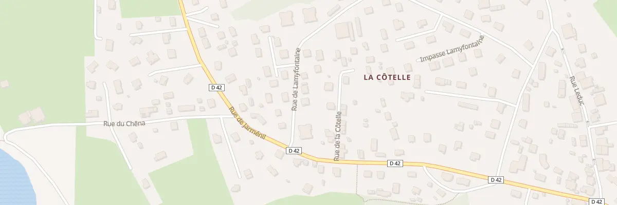 Plan du 4 Rue de Lamyfontaine à Éloyes