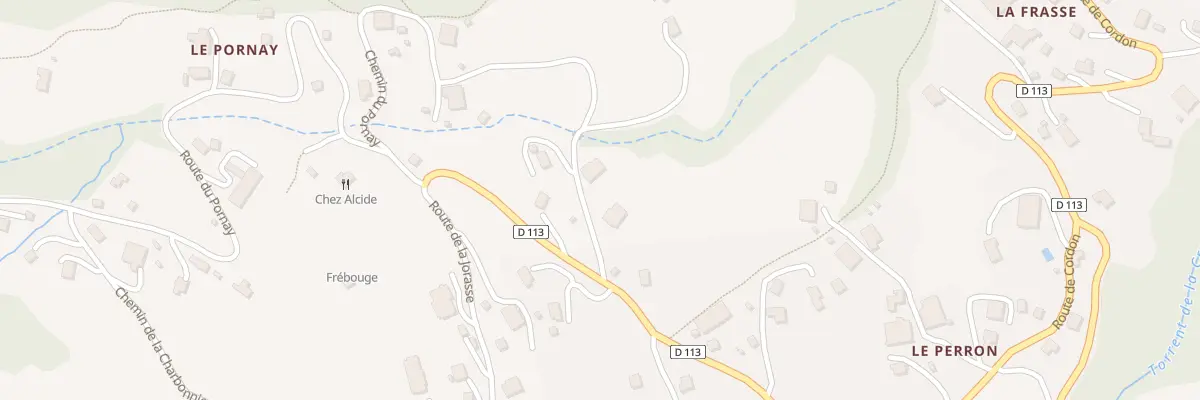 Plan du 4830 Rte de Cordon à Cordon