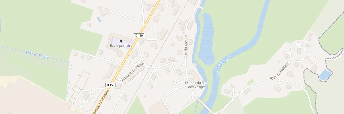 Plan du 2 Rue de la Meulnotte à Cheniménil