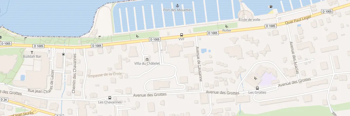 Plan du 23 Quai Paul Leger à Évian-les-Bains