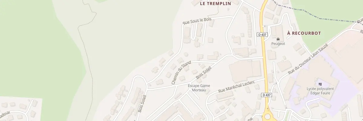 Plan du 4 Che du Stand à Morteau