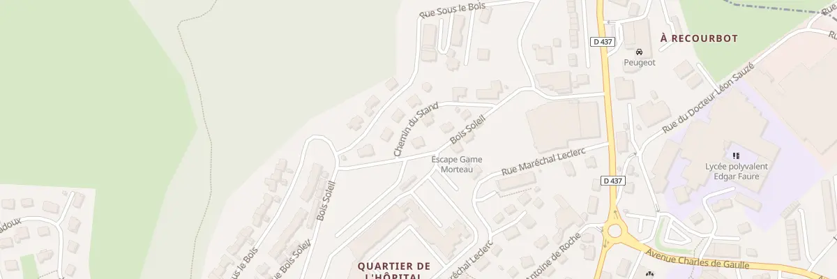 Plan du 14 Rue Bois Soleil à Morteau