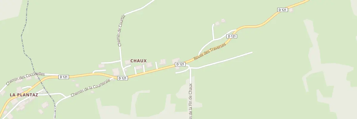 Plan du 2460 Rte des Traverses à Vinzier
