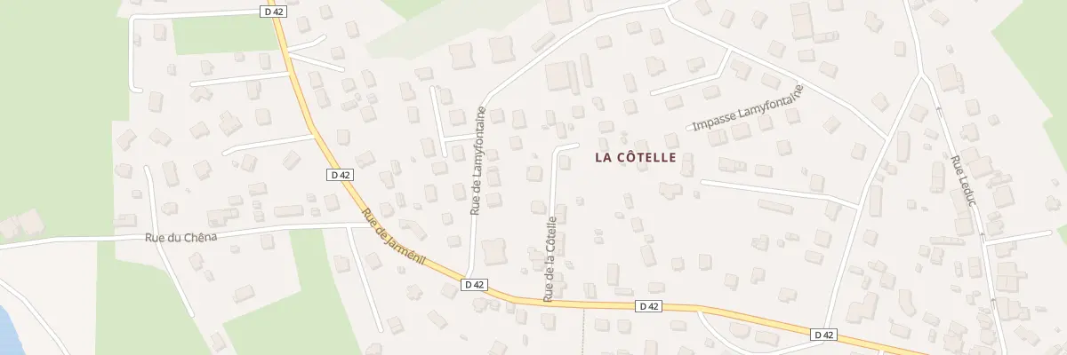 Plan du 7 Rue de la Cotelle à Éloyes