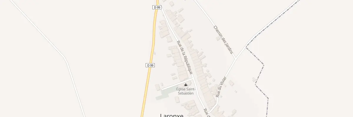Plan du 47 Rue de la Republique à Laronxe