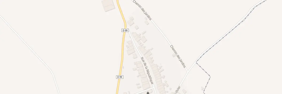 Plan du 68 Rue de la Republique à Laronxe
