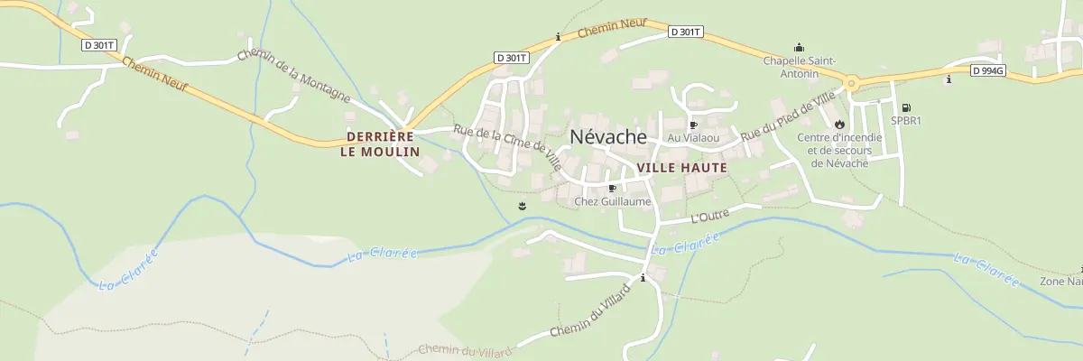 Plan du 5203 Ville Haute à Névache