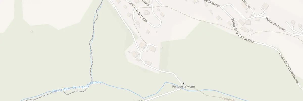 Plan du 1025 Rte de la Motte à Saint-Sigismond