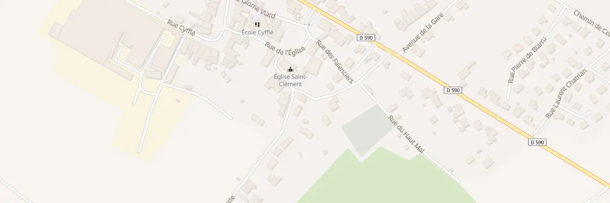 Plan du 1 Rue De La Prairie à Saint-Clément