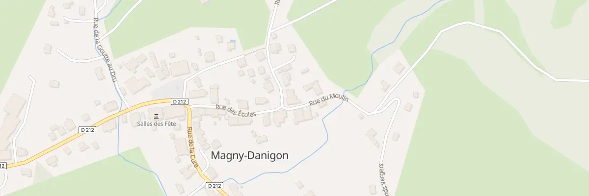 Plan du 1 Rue du Moulin à Magny-Danigon