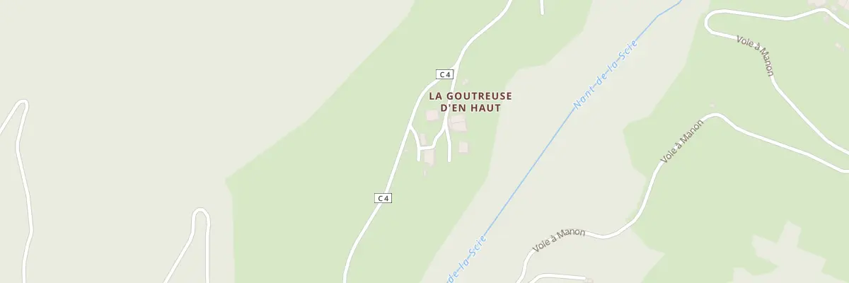 Plan du 80 Che du Haut de la Goutreuse à La Baume