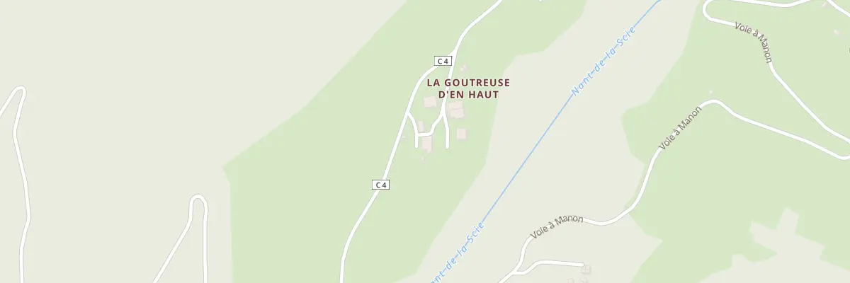 Plan du 92 Che du Haut de la Goutreuse à La Baume