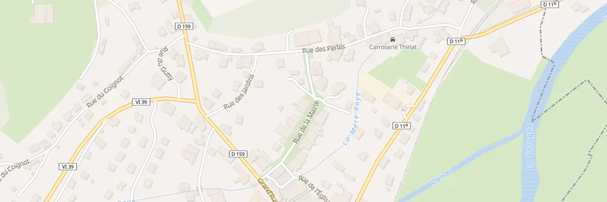 Plan du 11 Rue de la Mairie à Cheniménil