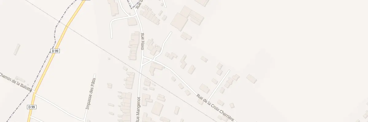 Plan du 1B Rue De La Croix Cherriere à Saint-Clément