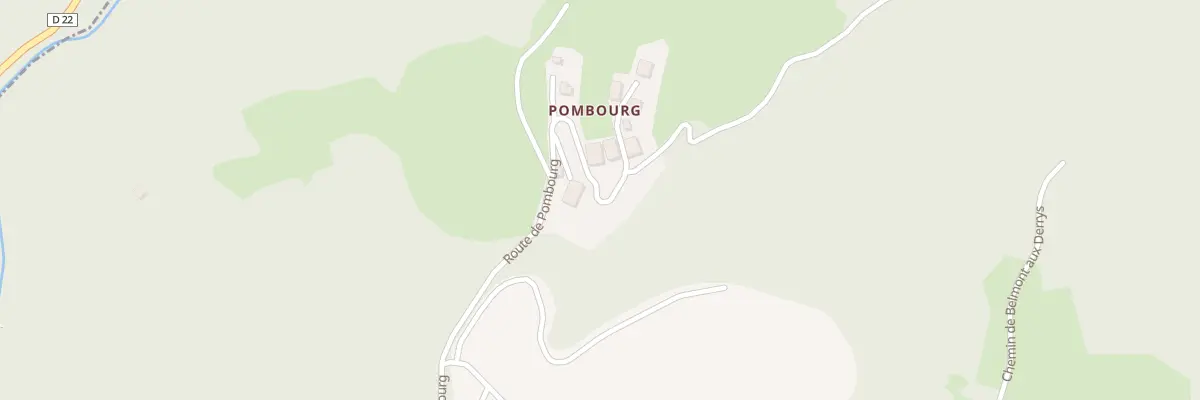 Plan du 988 Rte de Pombourg à La Forclaz