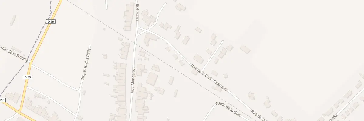 Plan du 6 Rue De La Croix Cherriere à Saint-Clément