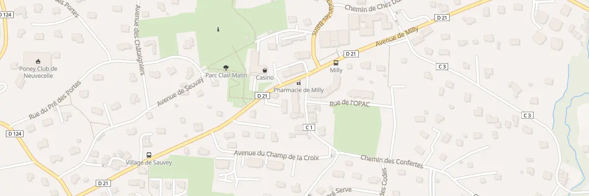 Plan du 1061B Av de Forchex à Neuvecelle